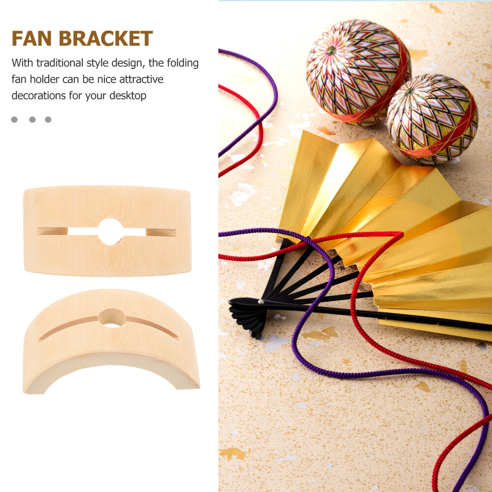 2 Pcs Hand Fan Display Frame Chinese Holder Folding Stand Base eBay