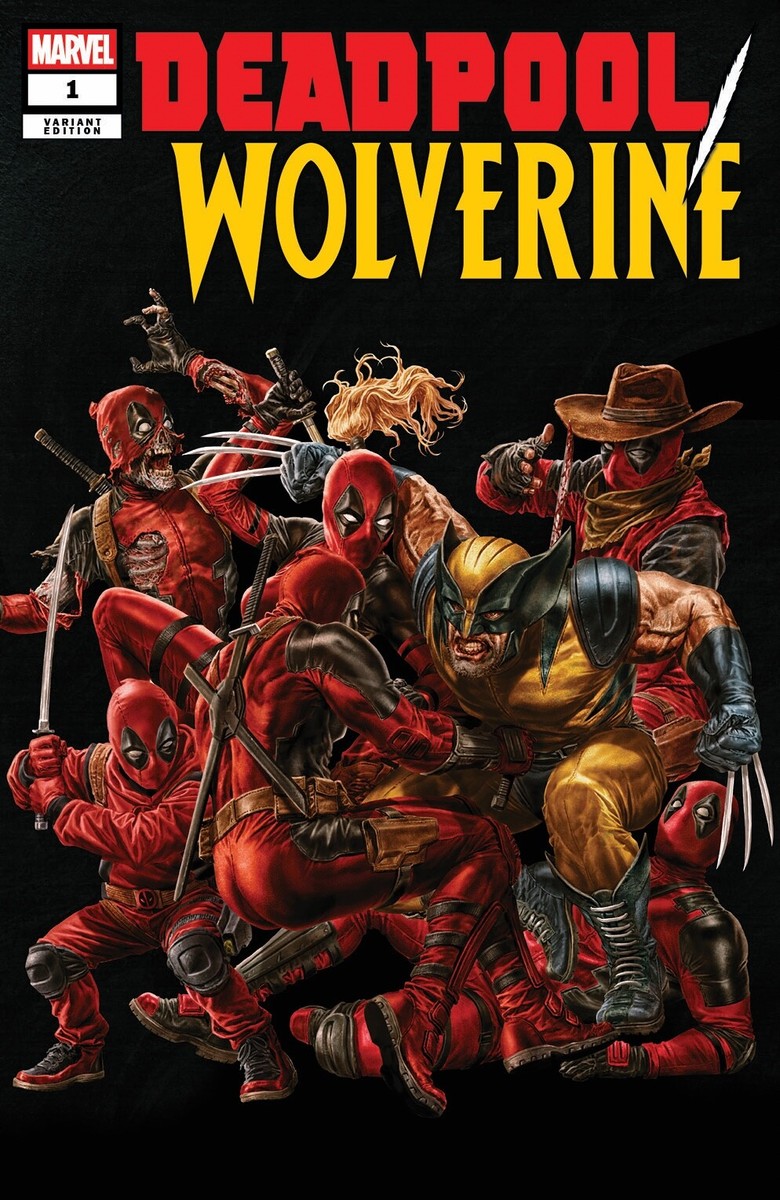 Deadpool/Wolverine #1 Exclusive Trade Variant Cover by Lee Bermejo