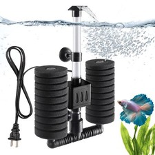 Aquarium Filter Submersible Internal Power Filter with Multi-Stage Filtration...