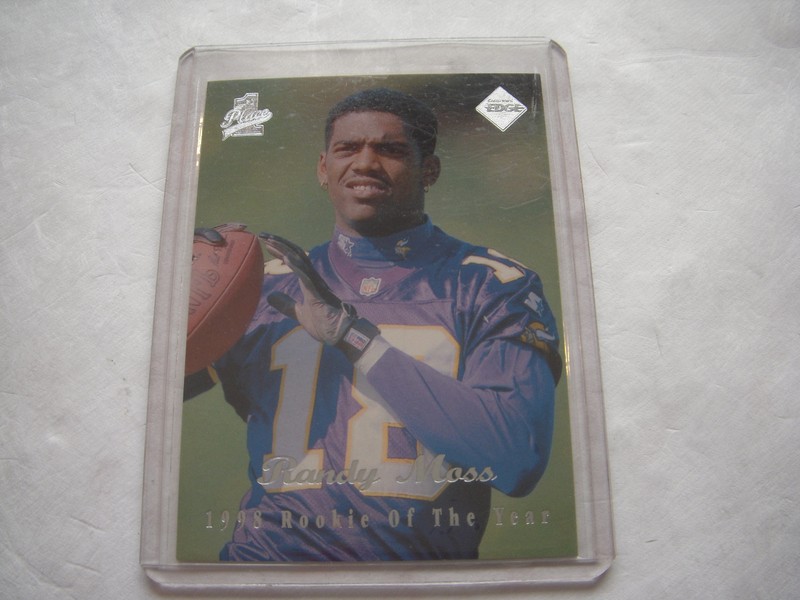 Randy Moss 1998 Collectors Edge 1st Place Series "1998 Rookie of the Year" 