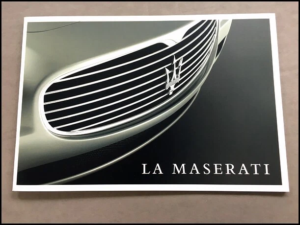 2004 Maserati La Quattroporte Coupe Spyder Trofeo Car Sales Brochure Catalog - Image 3 of 4