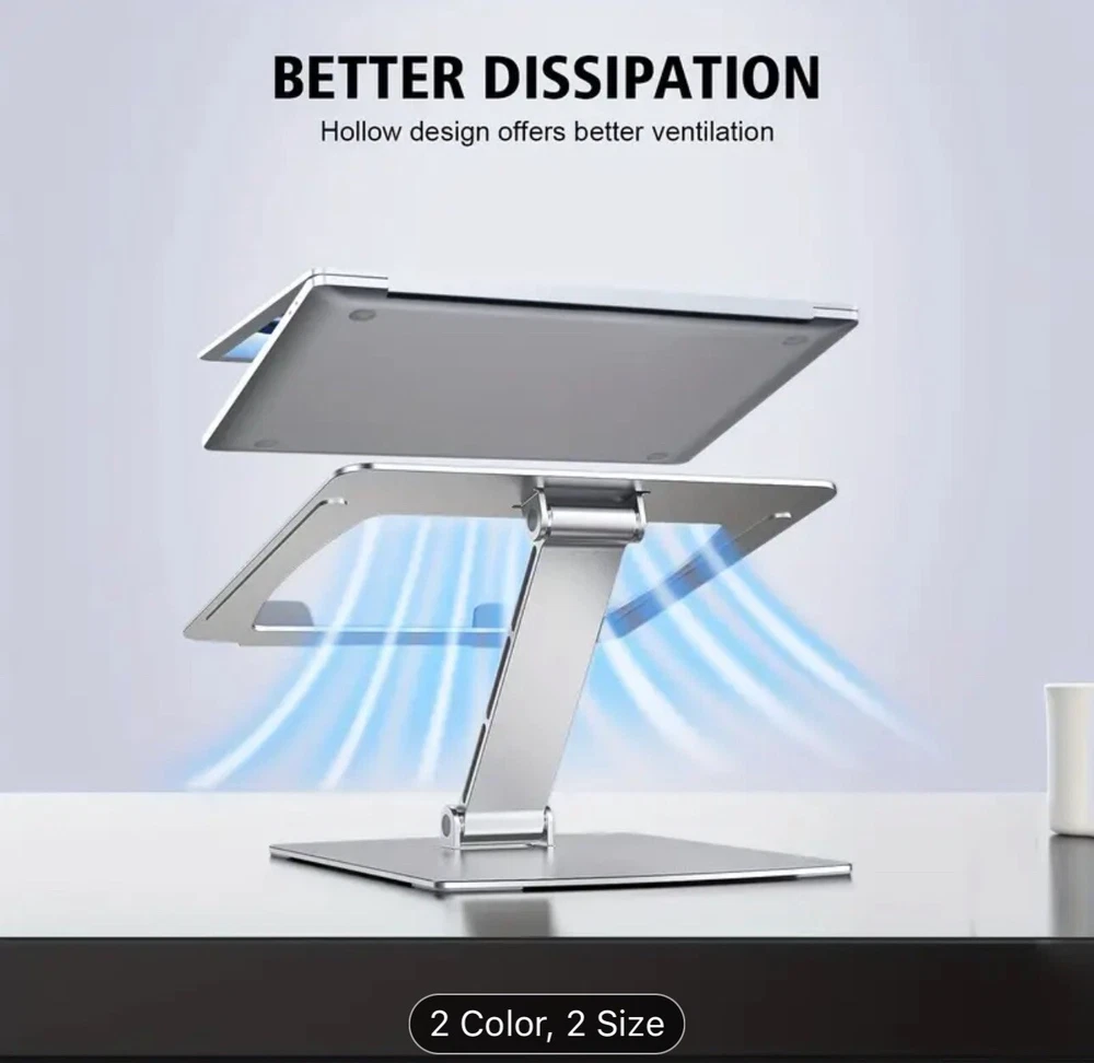 laptop stand aluminum adjustable