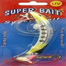B.S. Fish Tales SB15 Super Bait Jackpot Lure 4.5oz Silver/Yellow Salmon Rig
