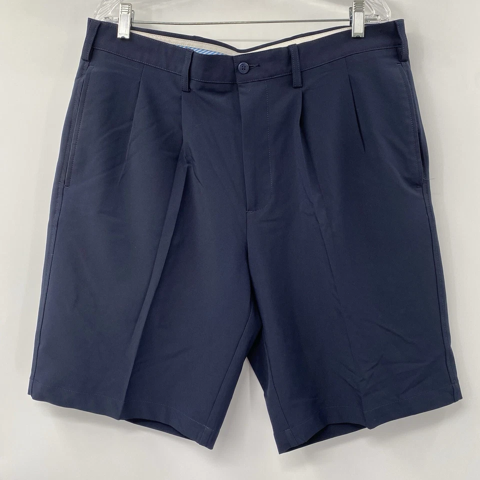 Pantalones Cortos de Golf FootJoy Para Hombre 36 Elastizados Azul Marino Rendimiento Chino Informales Foto 2 de 4