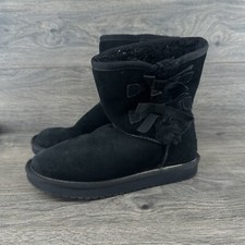 Koolaburra By Ugg Women's Boots Size 4 Black 1019372 Mini Bow