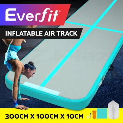 Everfit 3M Air Track Gymnastics Tumbling Exercise Cheerleading Mat Inflatable - image 1 of 4