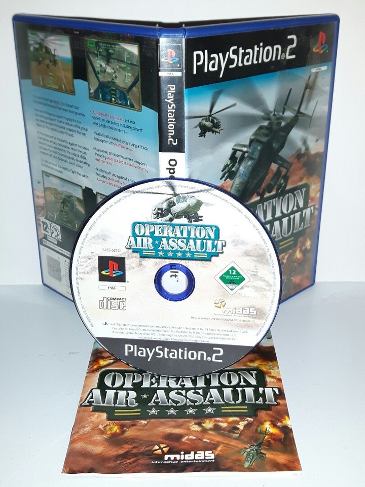 OPERATION AIR ASSAULT - Ps2 Playstation Play Station 2 Gioco Game 