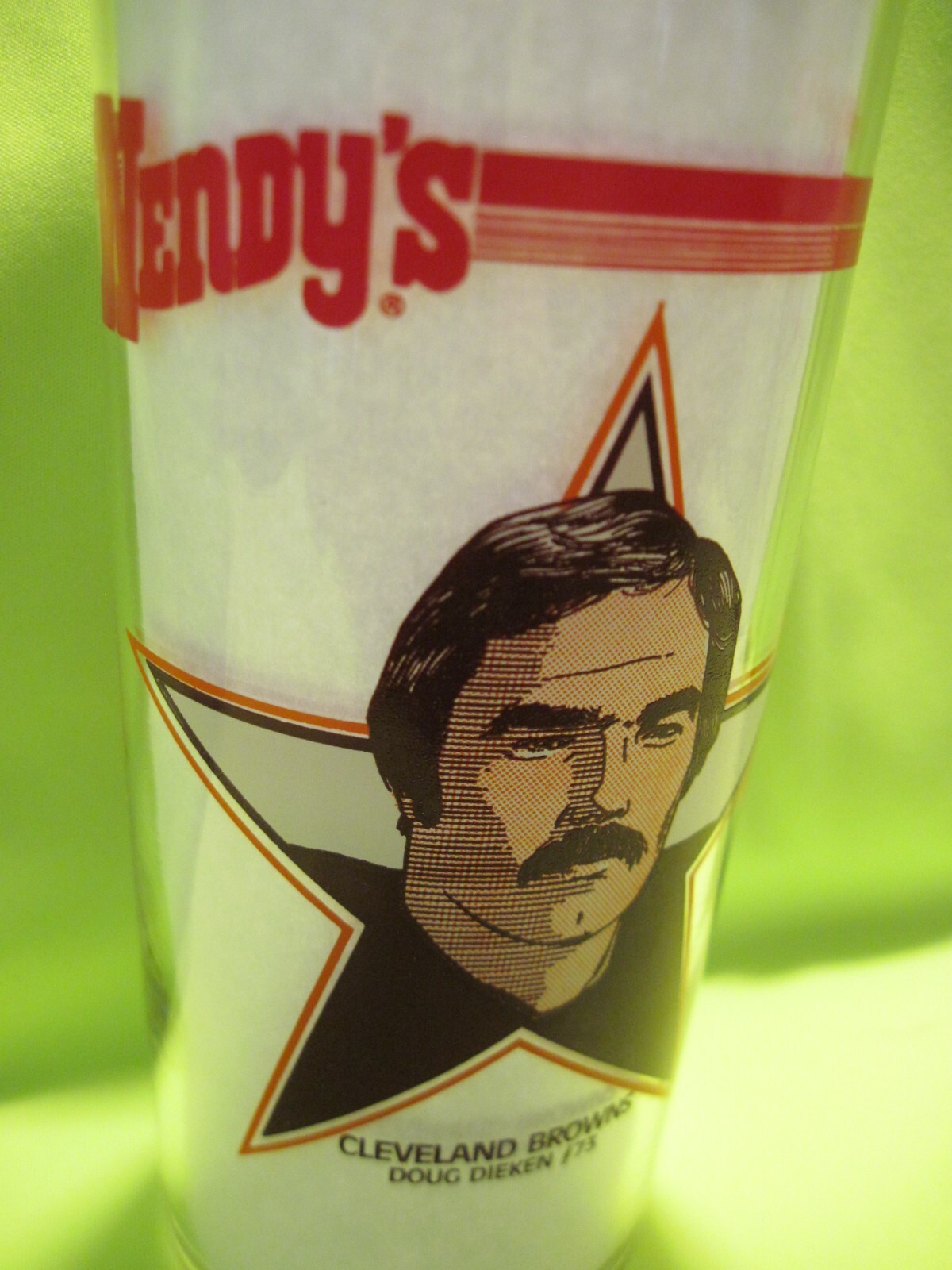 4 Vintage 1981 Cleveland Browns Wendy's Dr. Pepper Drinking Glasses eBay