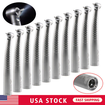 Dental Fiber Optic LED Handpiece Fast High Speed /LED Coupler 4/6Hole USA STOCK
