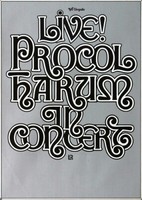 Procol Harum - Broken Barricades, 1972 - Konzertplakat
