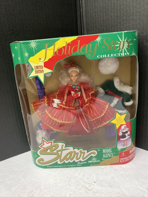 JPI Model Agency 1995 HOLIDAY STARR NRFB 6.5” Doll 41710 Christmas ** Limited