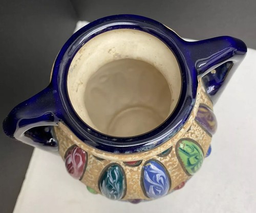 Amphora Jeweled Signed Vase Handles BEAUTY!! - 第 3/5 張圖片