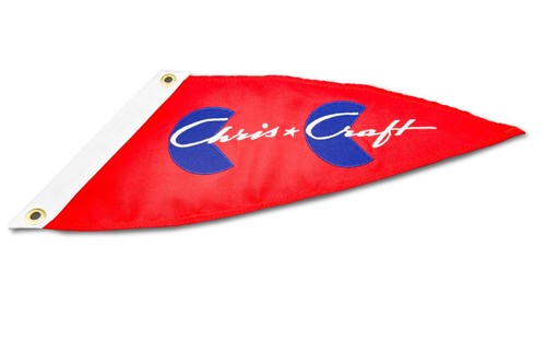 Chris Craft boat burgee pennant flag - runabouts 1945-1960 Poly Cotton