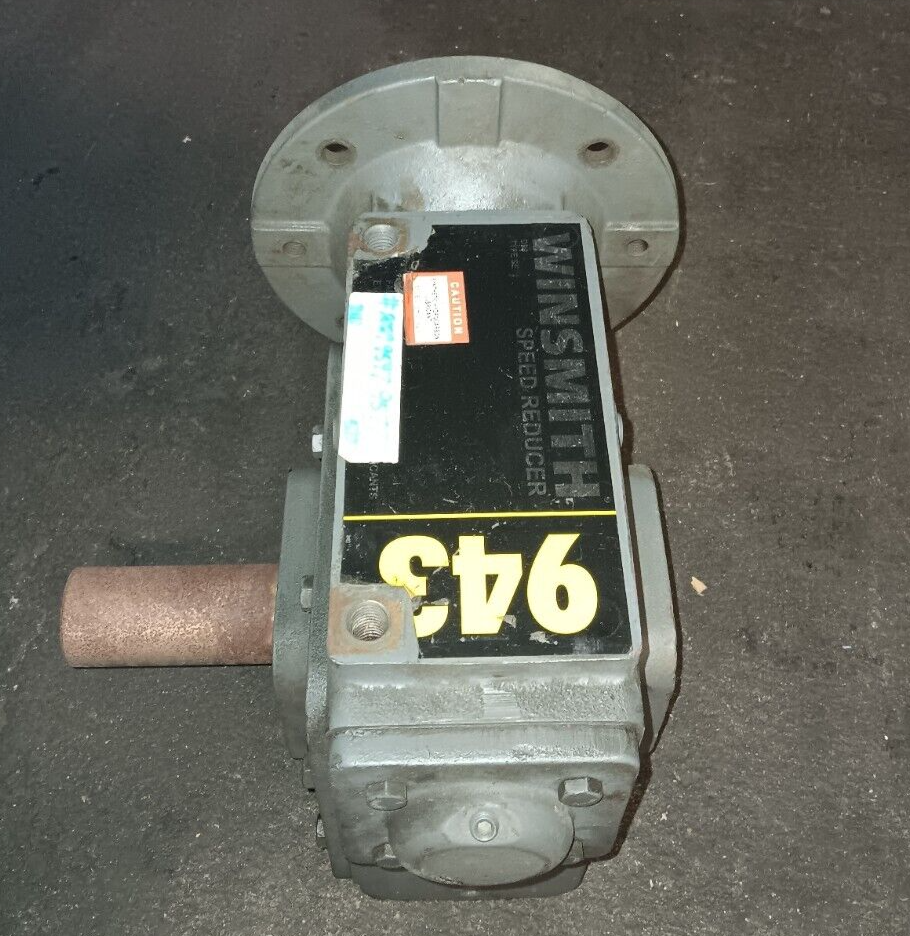 WINSMITH 943MDNS 20:1 RATIO GEAR SPEED REDUCER 6.53 HP 1750