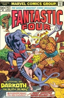 Fantastic Four (1961) # 142 (6.5-FN+) 1st Darkoth 1974