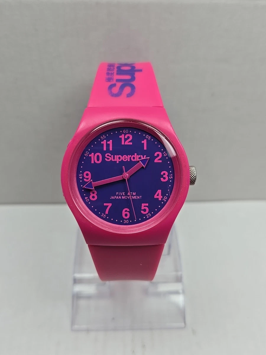 Superdry Orologio da donna con cinturino in silicone (SYL273E