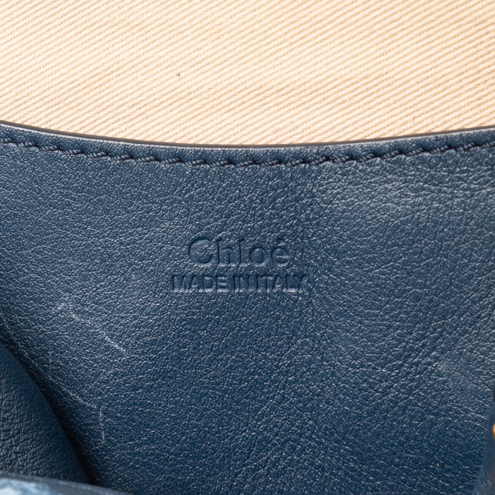 Chloé Navy Horse Bag Shoulder Bag image 10