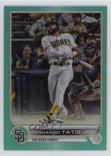 2022 Topps Chrome Aqua Refractor 119/199 Fernando Tatis Jr #150 sy5