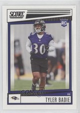 2022 Score Rookies Tyler Badie #342 11ta