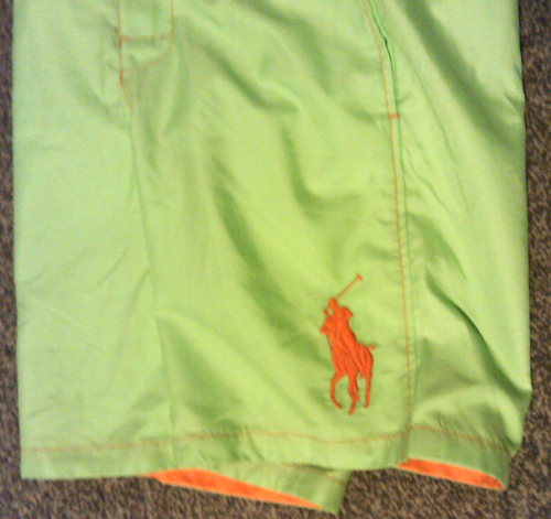 BNWT BOYS POLO RALPH LAUREN BIG PONY LIME GREEN BOARD SHORTS NEW AGE 8-9 YEARS - Picture 5 of 7