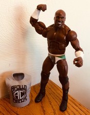 APOLLO CREWS wwe wrestling lot ELITE FIGURE w/ SHIRT by MATTEL nxt raw smackdown