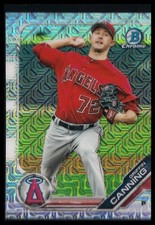 Griffin Canning 2019 Bowman Chrome Prospects Mojo Refractors Card!!