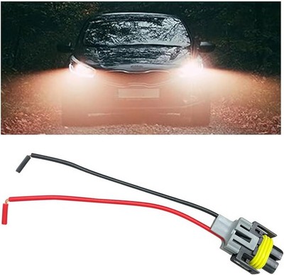 Fog Light Harness Connector with Wire, Waterproof Pigtail Adapter P Model: 1PC