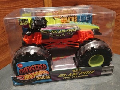 NEW FOR 2025 HOT WHEELS  1:24 *SLAM PRIX * OVERSIZED MONSTER TRUCKS
