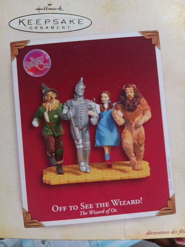 Hallmark Keepsake the Wizard of Oz Off to See the Wizard Ornament-11-7-5