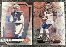Keenan Allen 2024 Panini Prizm Silver & Mosaic #49/#39 Chicago Bears (Set Of 2)