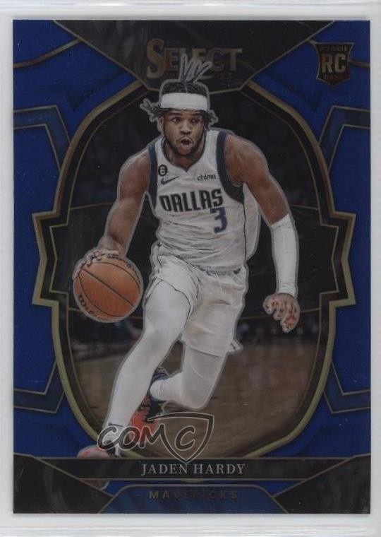 2022-23 Panini Select Concourse Blue Prizm Jaden Hardy #80 09vk