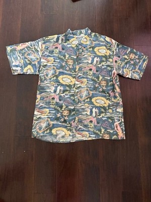 The Royal Hawaiian Hotel Waikiki Beach Hawaii Shirt VTG  100% slik XXL