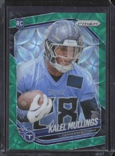 2025 Panini Prizm #385 Kalel Mullings Green Scope #/75