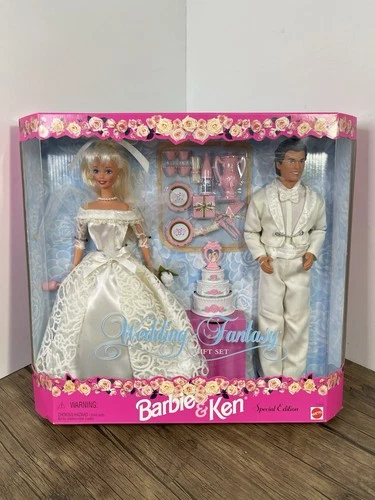 VTG Barbie & Ken Wedding Fantasy Gift Set Special Edition 1996 Mattel 17243 New