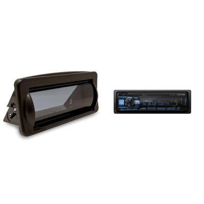 Alpine UTE-63BT Mech-less Digital Media Receiver with Creative Audio CAMC1B M...