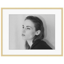 Golden State Art - 14x11 Aluminum Picture Frame - with Mat for 14x11, Gold