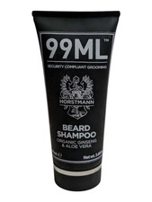 Beard Shampoo Organic Ginseng  Aloe Vera 99ML by Horstmann 3.60 oz MSRP 48