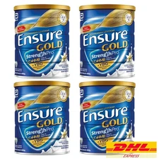 4X Abbott EnsureGold Vanilla 800g Adult & Elderly Nutrition Powder - DHL Express