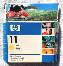 NEW/SEALED HP 11 Yellow Ink Cartridge Genuine HP For OfficeJet/Business Inkjet