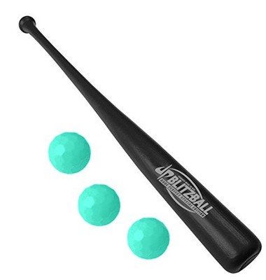 BLITZBALL Dude Perfect Starter Pack - Includes (3) 38 Inch, Black,Silver