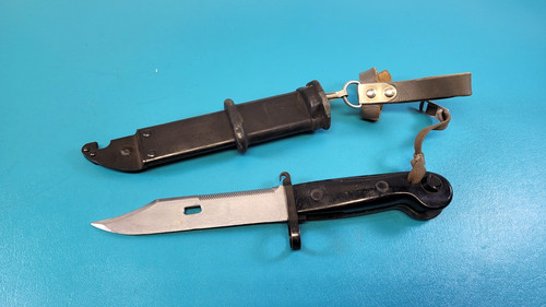 Vintage Russian Bayonet Knife & Scabbard + Frog TR807
