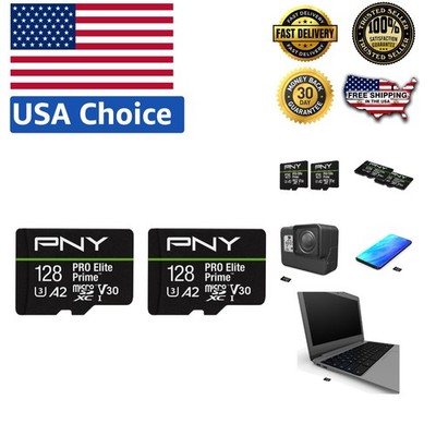 128GB PRO Elite microSDXC   Read 200MB/s, Write 150MB/s, Shockproof & Waterproof