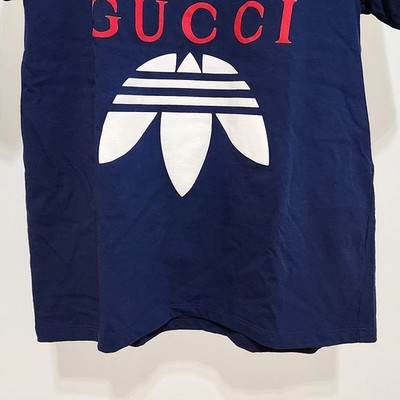 adidas GUCCI Tシャツ　XXS 白マルチ Gucci x adidas Cotton Tee Shirt white sz L | eBay