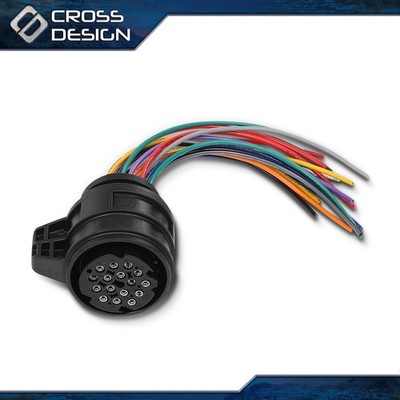Transmission Connector 16-Pin Plug w/Wires Fits AUDI A4 A6 VW Phaeton 3D0973993