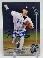 2019 Grandstand Asheville Tourists Ryan Feltner Rookie Colorado Rockies SIGNED