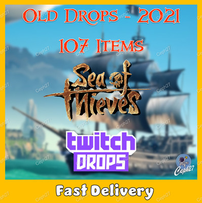 Sea of Thieves Rare Twitch Drops 2021 - Obsidian/Phoenix/Hunter - 107 Items