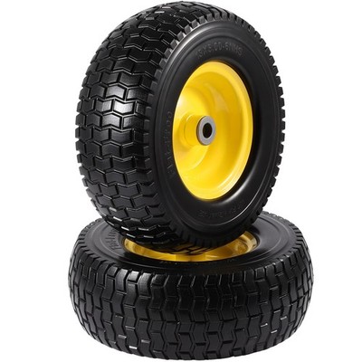 2 Pack 13x5.00-6 Front Tire and Wheel Assembly for Riding Lawn Mower - Tubeless