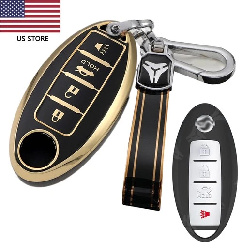 Car Key Shell Case Fit Nissan Altima Rogue Versa Sentra Remote Key Fob Cover