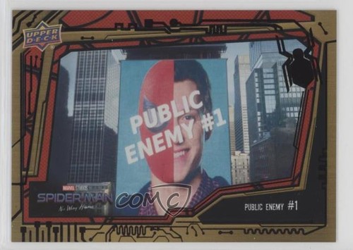 2023 Marvel Studios' No Way Home Foil 97/299 Spider-Man Public Enemy #1 #2 1lo9