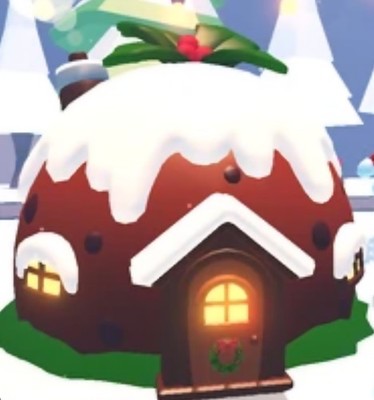 Adopt Me Christmas Pudding House (UNDECORATED+WITHOUT OUTSIDE HOUSE DECORATIONS)